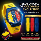 Reloj Tricolor Colombia + 3 Pulsos Intercambiables